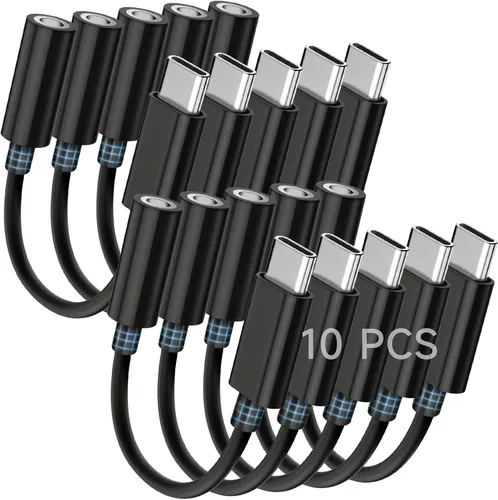 Miniatura 12 de Seulliya Adaptador USB C a 3.5mm de conector de auriculares para iPhone 17/16/15 Pro/Max, DAC Dongle de audio de alta resolución, convertidor