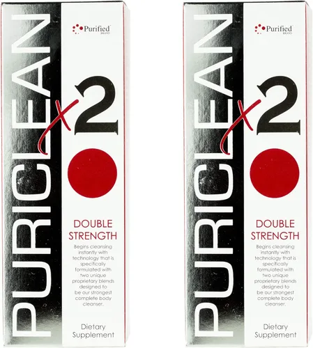 Wellgenix Puriclean x2 Detox Cleanse - Limpiador profundo de doble fuerza - Formulado con dos mezclas exclusivas patentadas para el limpiador más
