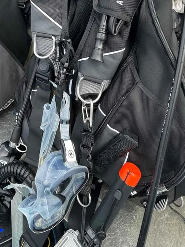 Miniatura 7 de Rogue Endeavor® Bobina rápida para buceo y pesca, clips de acero inoxidable de 3.25 pulgadas, hebilla de liberación rápida, cordón de núcleo