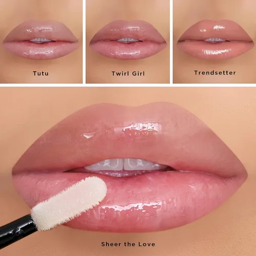 Miniatura 4 de K7L Brillo de labios rosa oscuro con purpurina - Juicy Glossip