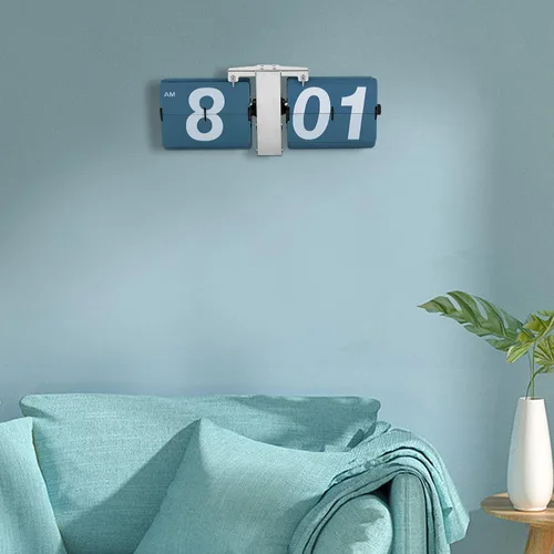 Miniatura 8 de Reloj con tapa de alta precisión, estilo retro, reloj de estante de escritorio, mecánico clásico, pantalla digital, reloj de pared alimentado por