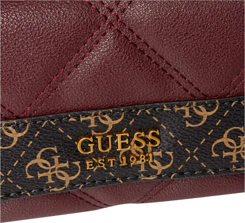 Miniatura 3 de GUESS Katey Cartera de mano múltiple, borgoña Multi, talla única
