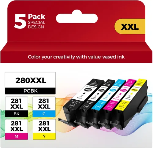 Reemplazo de cartucho de tinta compatible PGI-280XXL/CLI-281XXL para Canon Ink 280 y 281 de alto rendimiento para PIXMA TR7520 TR8520 TR8500 TR8600