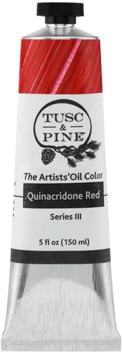Miniatura 88 de Tusc & Pine Pintura al óleo Artist – Alizarin Crimson, 1.4 fl oz, sin amarilleo, consistencia rica y cremosa, carga máxima de pigmento, pinturas al