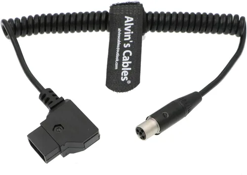 Miniatura 5 de Alvin's Cables 12V TV Lógica Monitor Cable de alimentación Mini XLR 4 Pin hembra a D Tap para cámaras Monitor