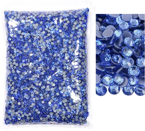 Miniatura 11 de 14400pcs claro gran cantidad al por mayor Hotfix Rhinestone cristal Strass para la ropa (cristal, SS6)