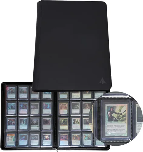 Carpeta de Cargador Superior de 16 Bolsillos, Contiene 512 Cargadores Superiores, Estuche de Almacenamiento de Tarjetas de Cargador Superior de 16