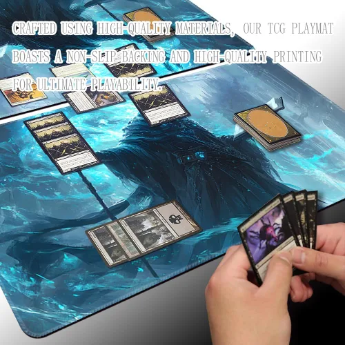 Miniatura 4 de Juego de mesa MTG de 14 x 24 pulgadas, compatible con OCG CCG RPG TCG Playmats (Call of Death)