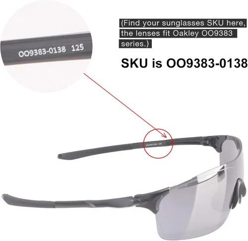 Miniatura 6 de Walleva - Lentes de repuesto para gafas de sol Oakley EVZero Pitch