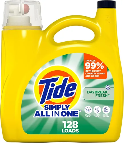 Miniatura 10 de Tide Simply Liquid - Detergente para ropa, aroma refrescante de brisa, 138 cargas, 182 onzas líquidas, detergente todo en uno