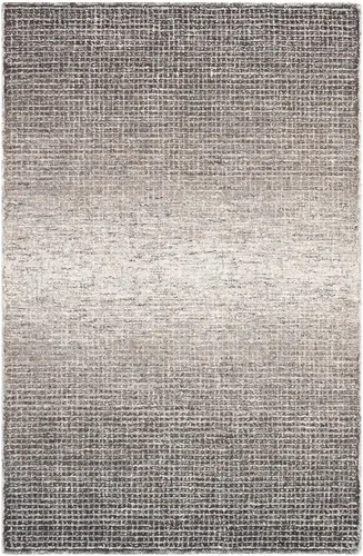 Miniatura 22 de Liora Manne Savannah Grid - Alfombra de lana para interiores, color carbón, 5 pies x 7 pies 6 pulgadas, color gris y negro Gris carbón y negro