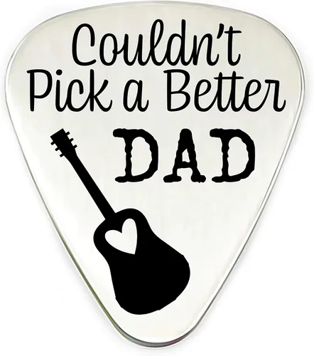 Miniatura 6 de No Podría Escoger un Mejor Papá Idea de Regalo Púa de Guitarra Regalo de Navidad para Papá Toca la Guitarra FBA-NO-PODRIA-ESCOGER (Papá)
