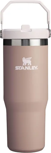 Miniatura 114 de Stanley IceFlow - Vaso con pajilla abatible con asa, de 20 onzas, tapa giratoria y popote abatible, botella de agua resistente a fugas, acero