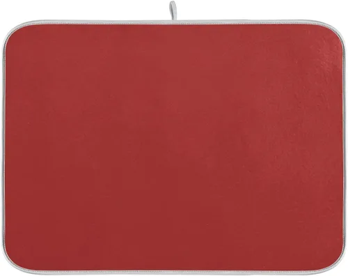 Miniatura 23 de Tapete de secado de platos grande de terracota Xl para platos, accesorios de cocina, mostrador de microfibra, escurridor de platos, resistente al