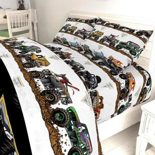 Miniatura 9 de Monster Jam MJ Life - Manta de 5 piezas, incluye manta, juego de sábanas