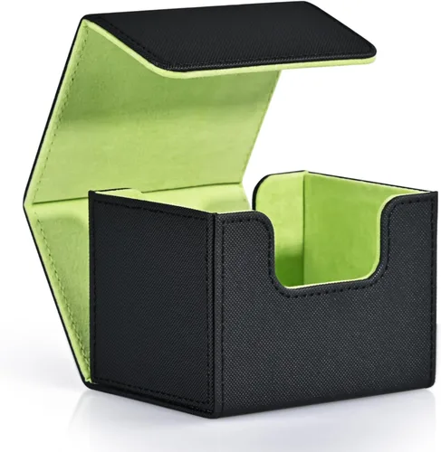Miniatura 41 de Caja de almacenamiento de cartas ZLCA para cartas de intercambio, caja de cubierta de baraja MTG Commander con capacidad para más de 120 cartas