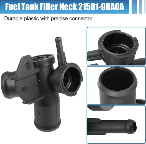 Miniatura 4 de uxcell No 21501-9HA0A/21430-8991C Cuello de llenado del radiador del motor con tapa completamente sellada para Nissan Altima 2.5L L4 2007-2013