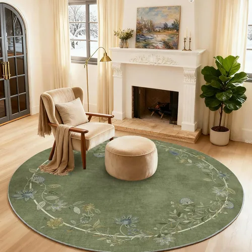 Miniatura 141 de Alfombra de pasillo lavable antideslizante: alfombra de cocina de 2 x 6 pies, resistente a las manchas, con parte trasera de goma, alfombra suave