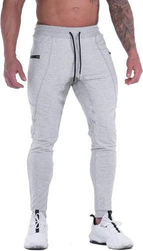 MAIKANONG Pantalones deportivos ajustados para hombre, pantalones de entrenamiento para gimnasio, correr, atletismo, casual
