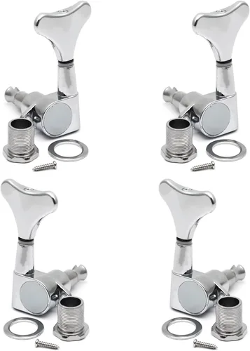 Miniatura 10 de MAXCHEER Afinadores de Guitarra y Bajo, Clavijas de Afinación de Guitarra Bajo, Clavijero Sellado de Relación, Repuesto de Cabezal de Máquina
