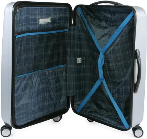 Miniatura 8 de Perry Ellis Nova Hardside Spinner Check-in Equipaje 29 Plateado PE-ABS-6729