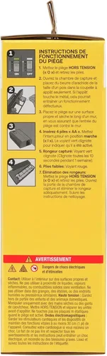 Miniatura 12 de Victor Trampa electrónica para ratones, trampas humanas para ratones para interiores para el hogar, M250B, trampas eléctricas para ratones sin