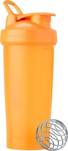 Miniatura 24 de BlenderBottle Classic V2 Botella mezcladora perfecta para batidos de proteínas y preentrenamiento, 28 onzas, color ciruela