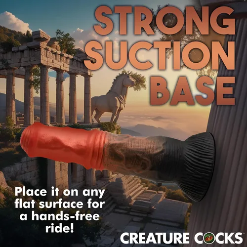 Miniatura 7 de CREATURE COCKS Centaur - Consolador de silicona para hombres, mujeres y parejas. Firme y flexible, base de succión fuerte, consolador de fantasía