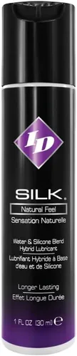 Miniatura 8 de ID Lubricants Lubricante personal Silk - Lubricante a base de agua y silicona, botella de 4.4 onzas líquidas, blanco cremoso (SLK-04)