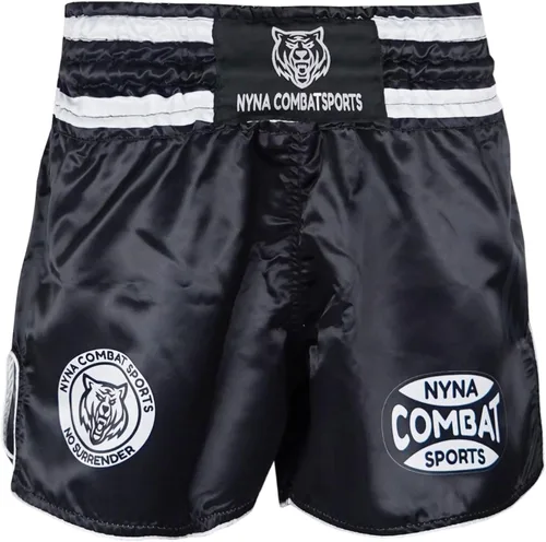 Nyna Combat Muay Thai Shorts MMA Pantalones cortos para entrenamiento de lucha para artes marciales para hombres y mujeres