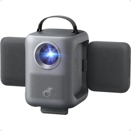 Anker Nebula P1i Proyector portátil con WiFi y Bluetooth por soundcore, diseño abatible, 1080P FHD, soporte 4K, 380 lúmenes ANSI, enfoque
