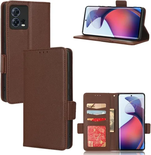 Miniatura 211 de Funda de piel sintética compatible con Motorola Moto E22 4G, funda de piel sintética compatible con Motorola Moto E22i 4G, color negro