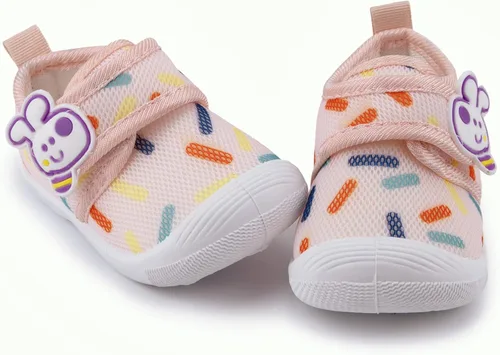 Miniatura 6 de WILLFUN Toddler Squeaky Shoes Baby Boy Girl First-Walking Sneakers Infant Soft Sole Little Kid Trainers for 0-3-Year-old First Walkers