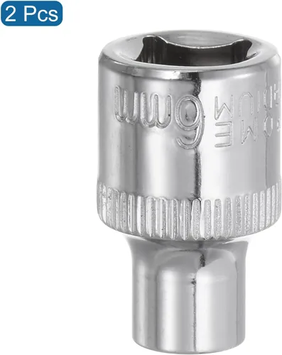 Miniatura 3 de uxcell 2pcs 3/8-inch Drive 0.236 in Cr-V 6-Point Zócalo poco profundo