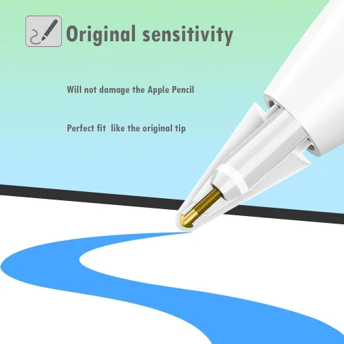 Miniatura 3 de SIXFU Sturdy Long Metal Tips Compatible with Apple Pencil Tip, Durable Tips Compatible with Apple Pencil Pro/USB-C/ 1st/ 2nd Generation, Accessories