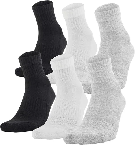 Miniatura 2 de Under Armour unisex-adult womens mens Training Cotton Quarter Socks, Multipairs