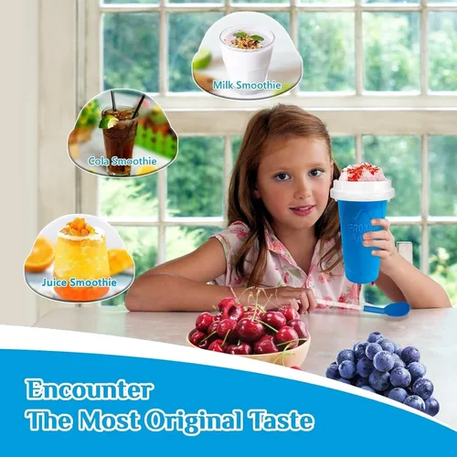 Miniatura 6 de Taza de granizado Slushie Maker Cup, Taza de granizado mágica congelada - ¡Crea deliciosos granizados en cualquier lugar con esta divertida y genial