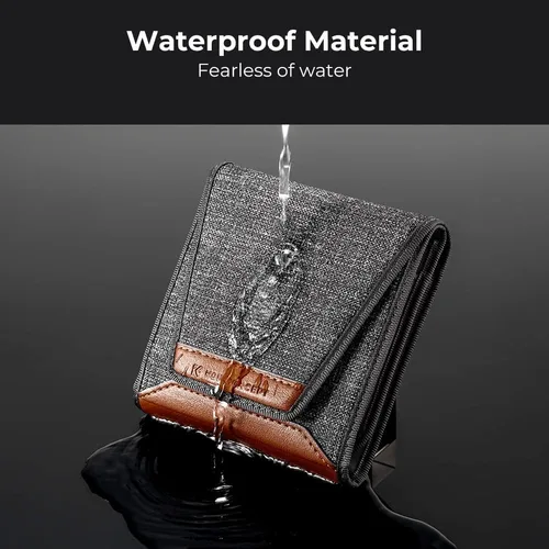Miniatura 6 de K&F CONCEPT Funda para Filtro de Lente, Estuche para Filtro de Lente Profesional de 3 Bolsillos con Correa para Filtros de Fotografía, Resistente al