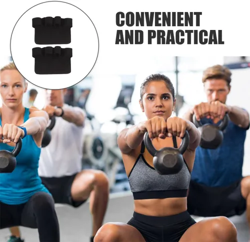 Miniatura 8 de Luxshiny Non-Slip Weightlifting Gloves with Palm Pads for Men and Women Breathable Pull Up Grips for Gym Training Wear-Resistant Fitness Hand