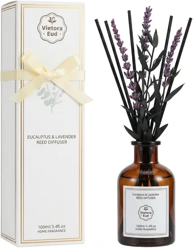 Miniatura 14 de Difusores de varillas para el hogar, aroma de lluvia de bambú 100ml (3.38oz) Aceite natural de larga duración para uso en el hogar, baño, oficina