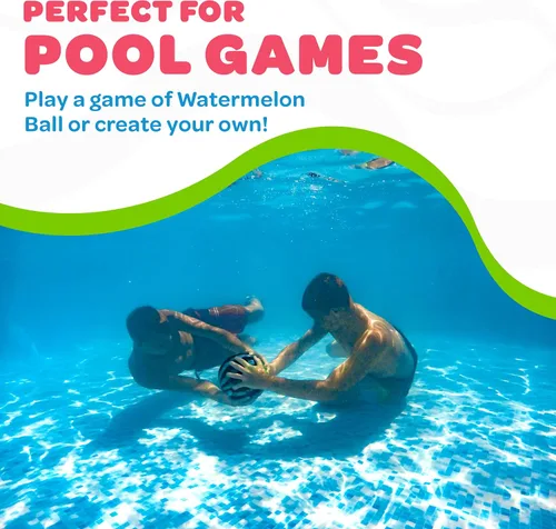 Miniatura 5 de Watermelon Ball – El mejor juego de piscina para pases bajo el agua, regate, buceo y juegos de piscina para adolescentes, niños o adultos, pelota