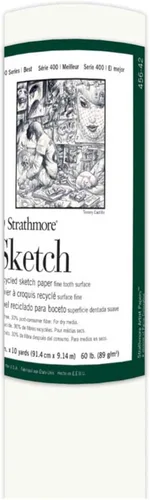 Miniatura 5 de Strathmore Bloc de bocetos de la serie 400, papel reciclado, 5.5 x 8.5 pulgadas, 100 hojas – Cuaderno de bocetos de artista para dibujo