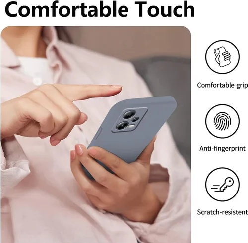 Miniatura 6 de Compatible con Redmi Note 12 Pro Plus Funda de silicona líquida verde oscuro, suave al tacto para Xiaomi Redmi Note 12 Pro Plus Funda de silicona a