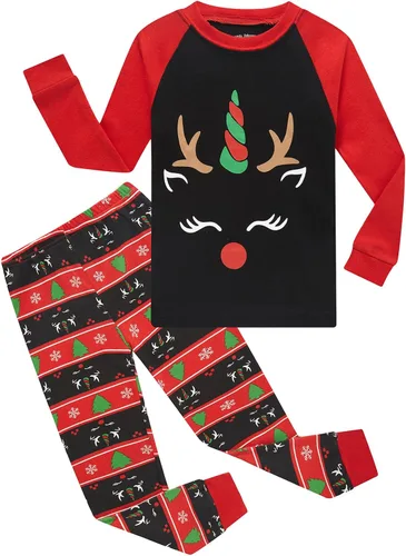 Miniatura 22 de Demifill Conjunto de pijamas de Halloween para niños y niñas, pijamas de Navidad, ropa de dormir para niños y niñas