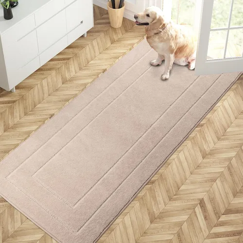 Miniatura 15 de PURRUGS Tapete para puerta que atrapa la suciedad, 20 x 31.5 pulgadas, antideslizante, lavable a máquina, tapete de entrada para perro, tapete