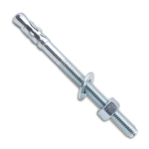 Miniatura 12 de Anclaje de cuña de 3/8" x 3-1/2", anclajes de hormigón chapados en zinc, sujetadores de pernos de expansión resistentes para ladrillos/bloques