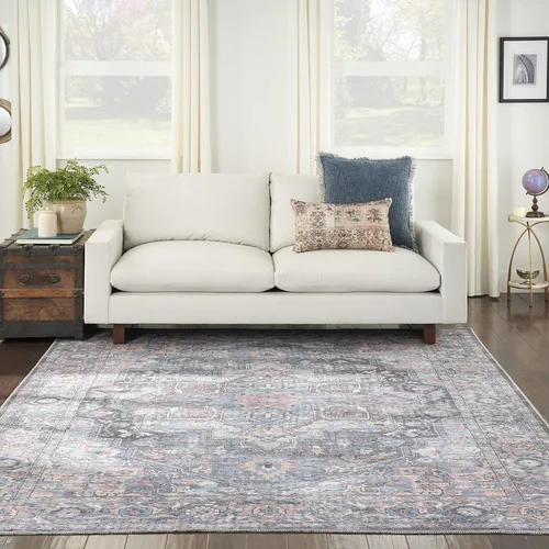 Miniatura 82 de Nourison Home New Concept - Alfombra lavable de 6 x 9 pies, fácil de limpiar, no se desprende, para dormitorio, sala de estar, comedor y cocina