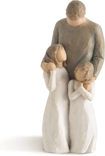 Willow Tree Mis niñas, mirándote, veo maravilla, alegría, fuerza, celebra las relaciones amorosas entre padres e hijos, abuelos y nietos, figura