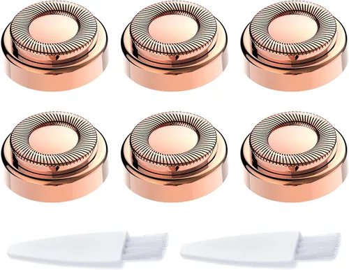 Miniatura 7 de 2 cabezales de repuesto LinMei compatibles con GEN 1 Finishing Touch Flawless Removedor de pelo sin dolor para mujer con cepillos de limpieza Oro