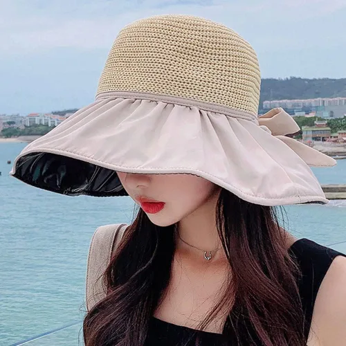 Miniatura 3 de Sombrero de pescador de ala ancha transpirable con protección solar UPF 50+ para mujer